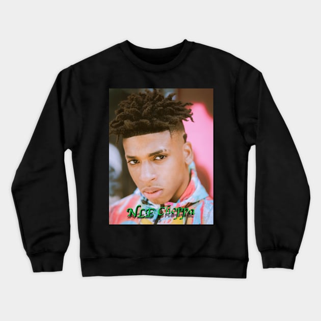 NLE Choppa Crewneck Sweatshirt by jhalfacrelange